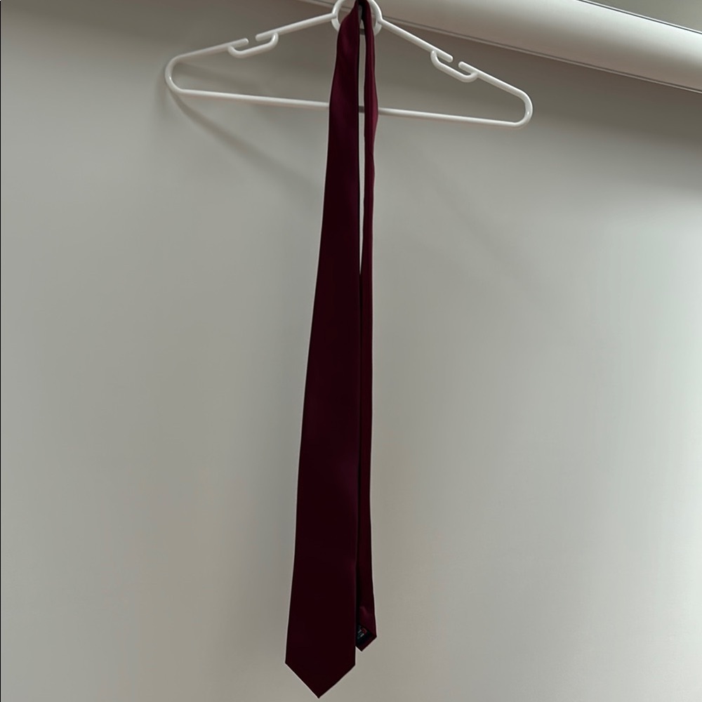 Classic Burgundy Men's Tie